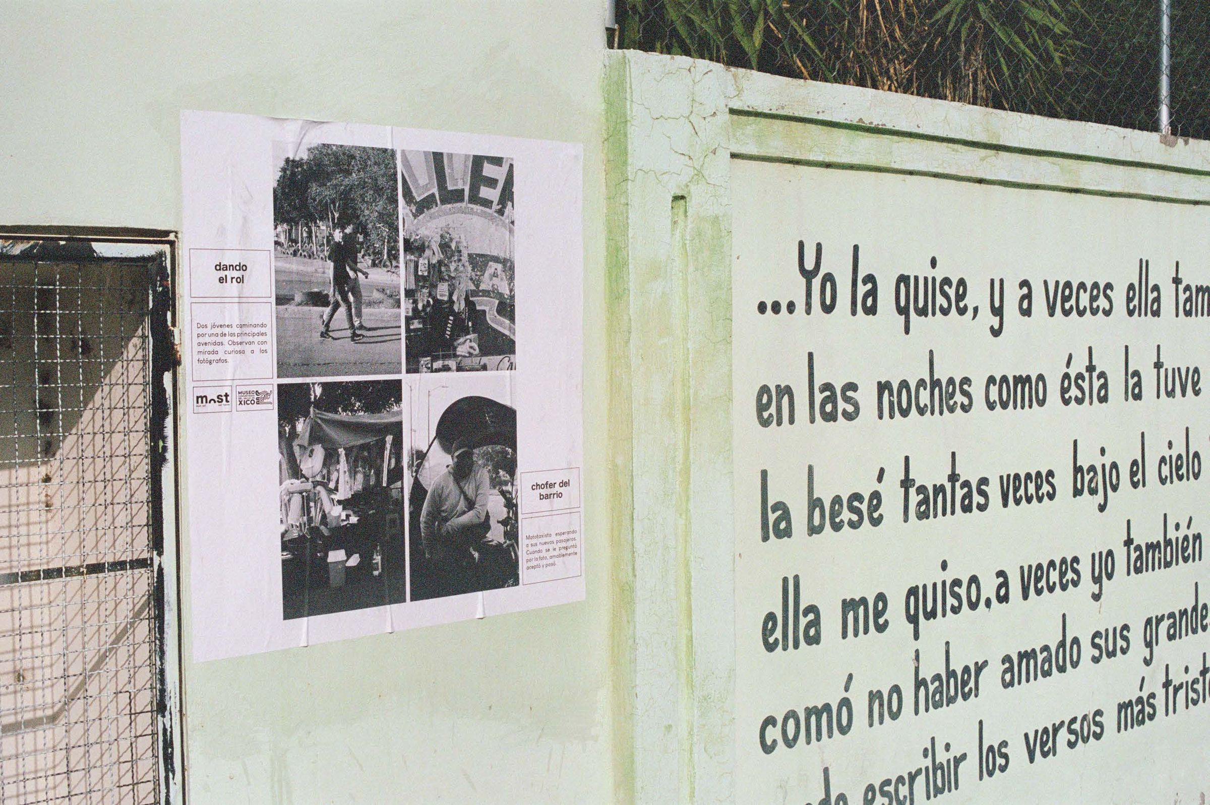 la exposición en las calles de Casas ARA