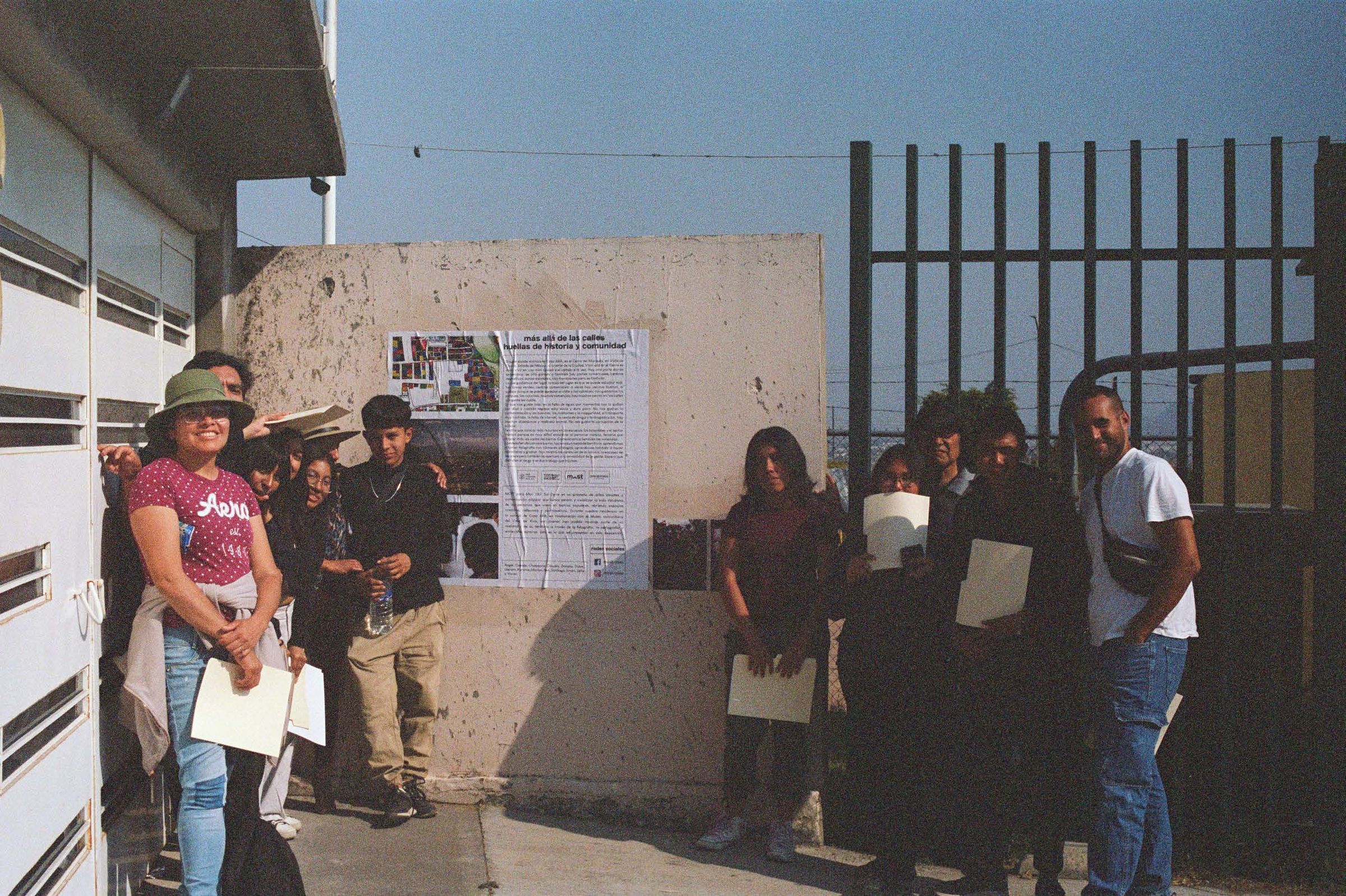 la exposición en las calles de Casas ARA