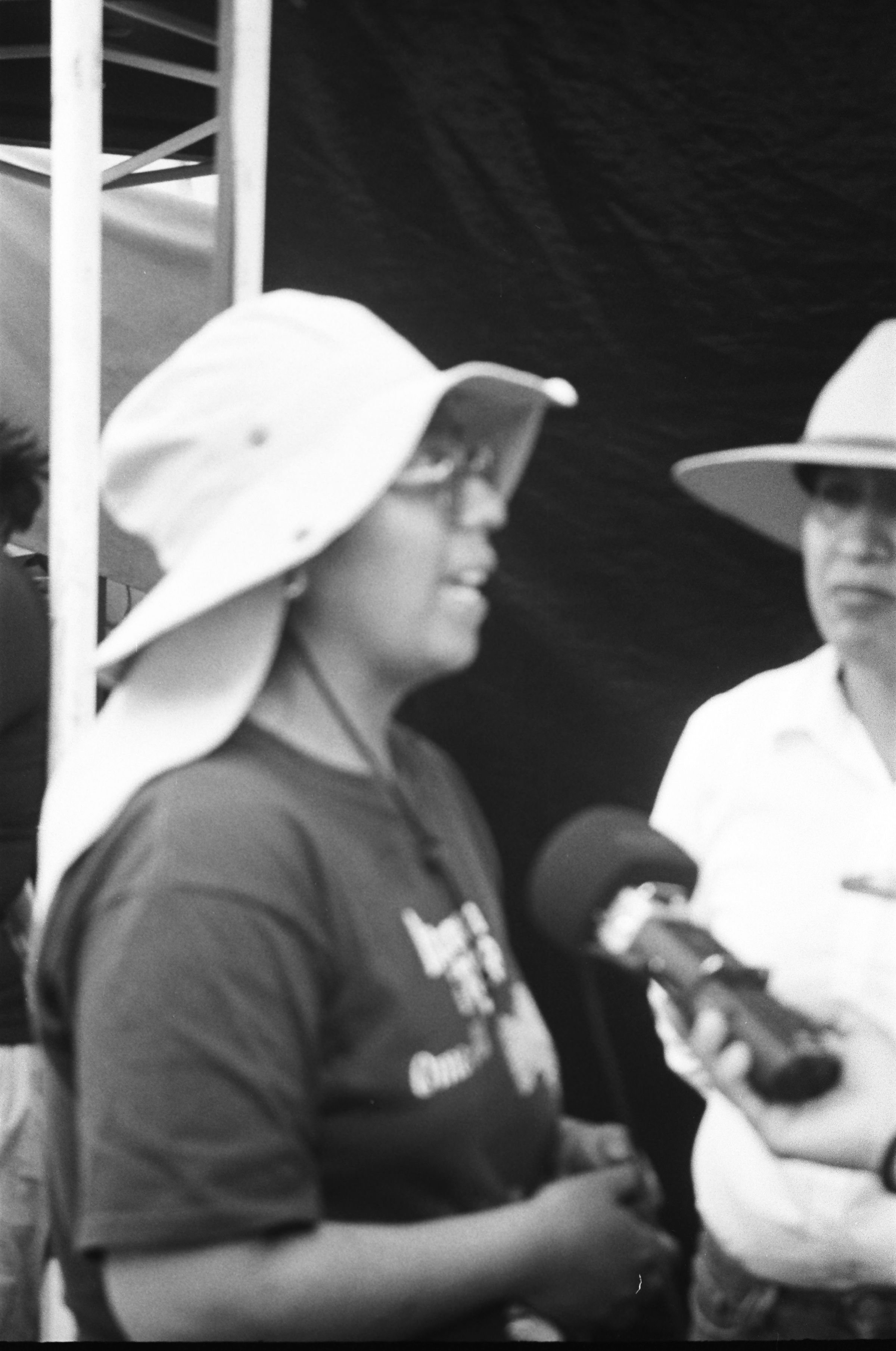 em campo, durante as entrevistas da parte 2